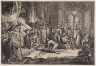 KG 06322
<br/>
Willem de Goede spreekt recht over Baljuw Z-H
<br/>
<em>Hooghe, Romeyn de (1645-1708) - attr.</em>